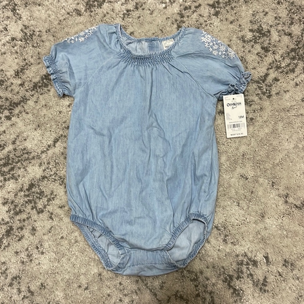OshKosh Jean Bodysuit NWT